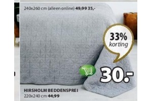 hirsholm beddensprei