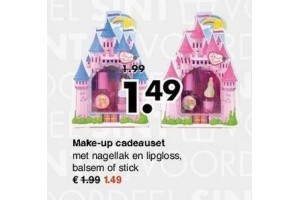 make up cadeauset