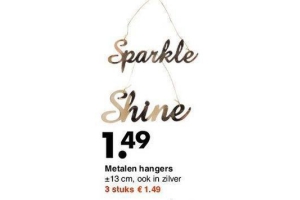 metalen hangers