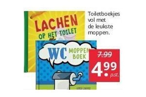 toiletboekjes vol met de leukste moppen