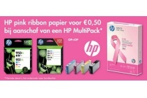 hp pink ribbon papier