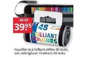 staedtler etui met 48 stiften