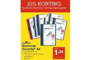 alle duraclip swingclipmappen