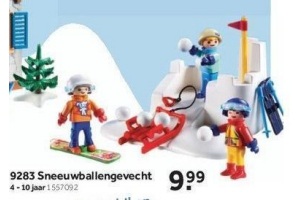 playmobile sneeuballengevecht 9283