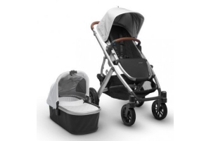 uppababy vista lederen accenten combi kinderwagen