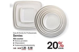 cosy en trendy for professionals servies