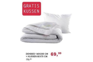 dekbed en kussen