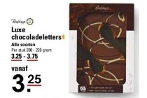 bonbiance luxe chocoladeletters