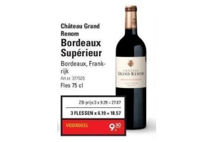 chateau grand renom bordeaux superieur