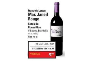 francois lurton mas janeil rouge