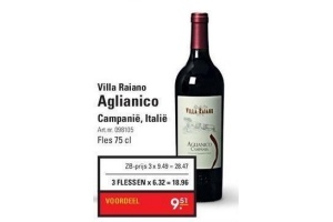 villa raiano aglianico