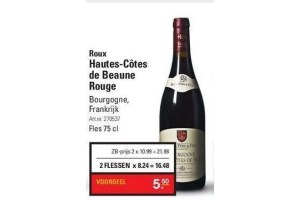 hautes cotes de beaune rouge