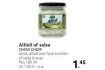 allioli of salsa