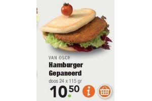 van osch hamburger gepaneerd