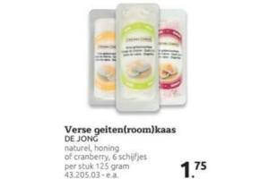 verse geitenkaas