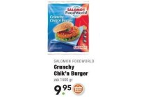 salomon foodworld crunchy chik n burger