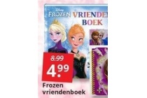 frozen vriendenboek