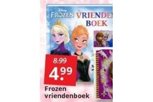 frozen vriendenboek