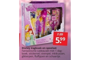 disney dagboek en speelset