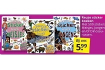 reuze sticker boeken