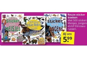 reuze sticker boeken