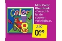 mini color kleurboek