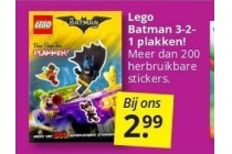 lego batman 3 2 1 plakken