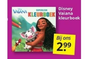 disney vaiana kleurboek