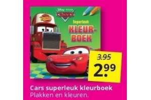 cars superleuk kleurboek