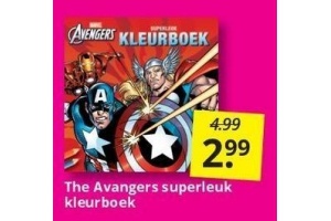 the avangers superleuk kleurboek