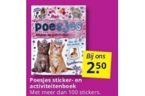 poesjes sticker en activiteitenboek