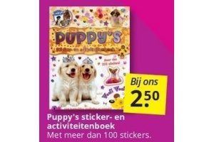 puppy s sticker en activiteitenboek