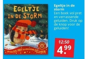 egeltje in de storm