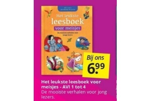 het leukste leesboek voor meisjes avi 1 tot 4