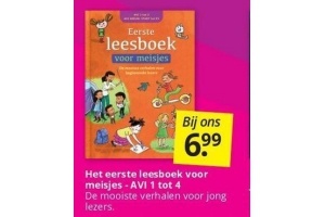 het eerste leesboek voor meisjes avi 1 tot 4