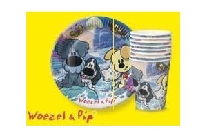woezel en pip bekers of bordjes