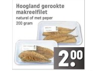 hoogland gerookte makreelfilet