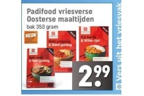 padifood vriesverse oosterse maaltijden