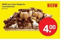 deen luxe halve belgische chocoladevlaai
