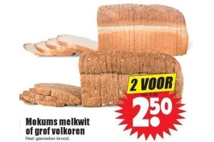 mokums melkwit of grof volkoren