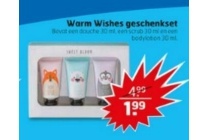 warm wishes geschenkset