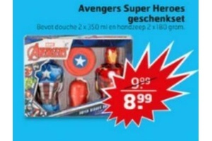 avengers super heroes geschenkset