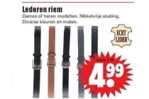 lederen riem