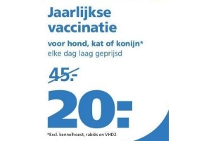jaarlijkse vaccinatie