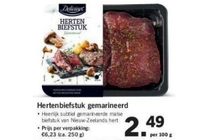 hertenbiefstuk gemarineerd