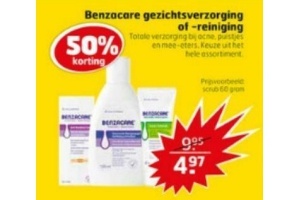 benzacare gezichtsverzorging of reiniging