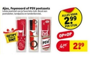 voetbal poetssets