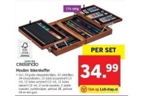 houten tekenkoffer