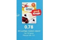 ah luchtige crackers naturel