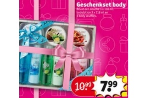 geschenkset body